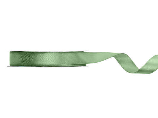 Satīna lente, Sage, platums 12 mm / garums 25 m