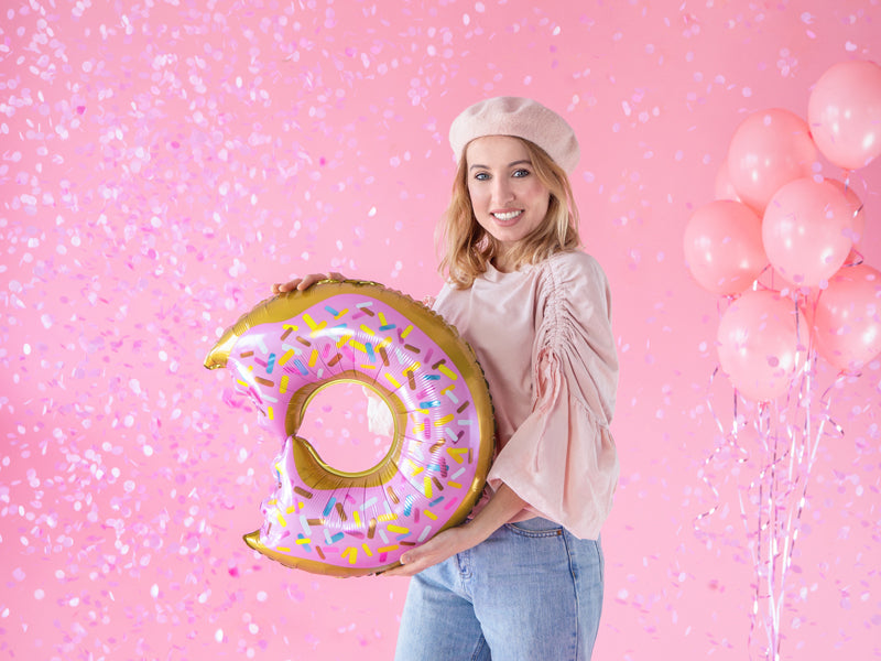 "Gender Reveal" konfeti kanons rozā (60 cm) – dzimuma atklāšanai