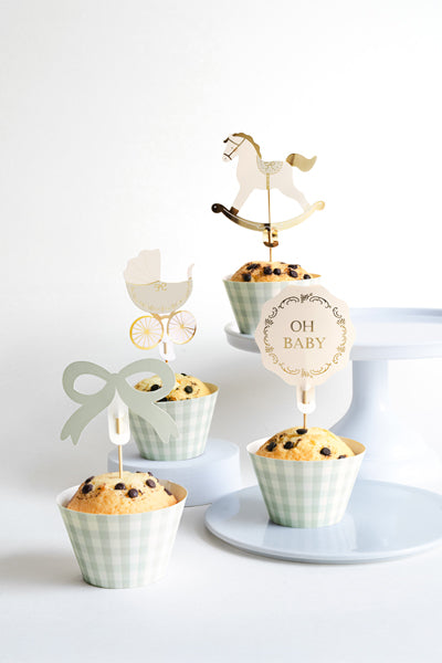 "Oh Baby" pinterestīgs ballīšu komplekts(46 produkti)