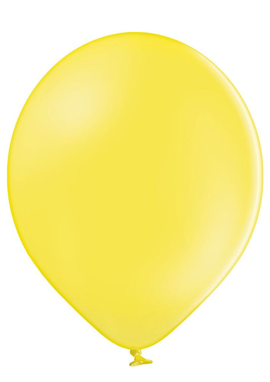 Baloni “Belbal” Dzelteni pasteļkrāsas lateksa baloni, 30cm